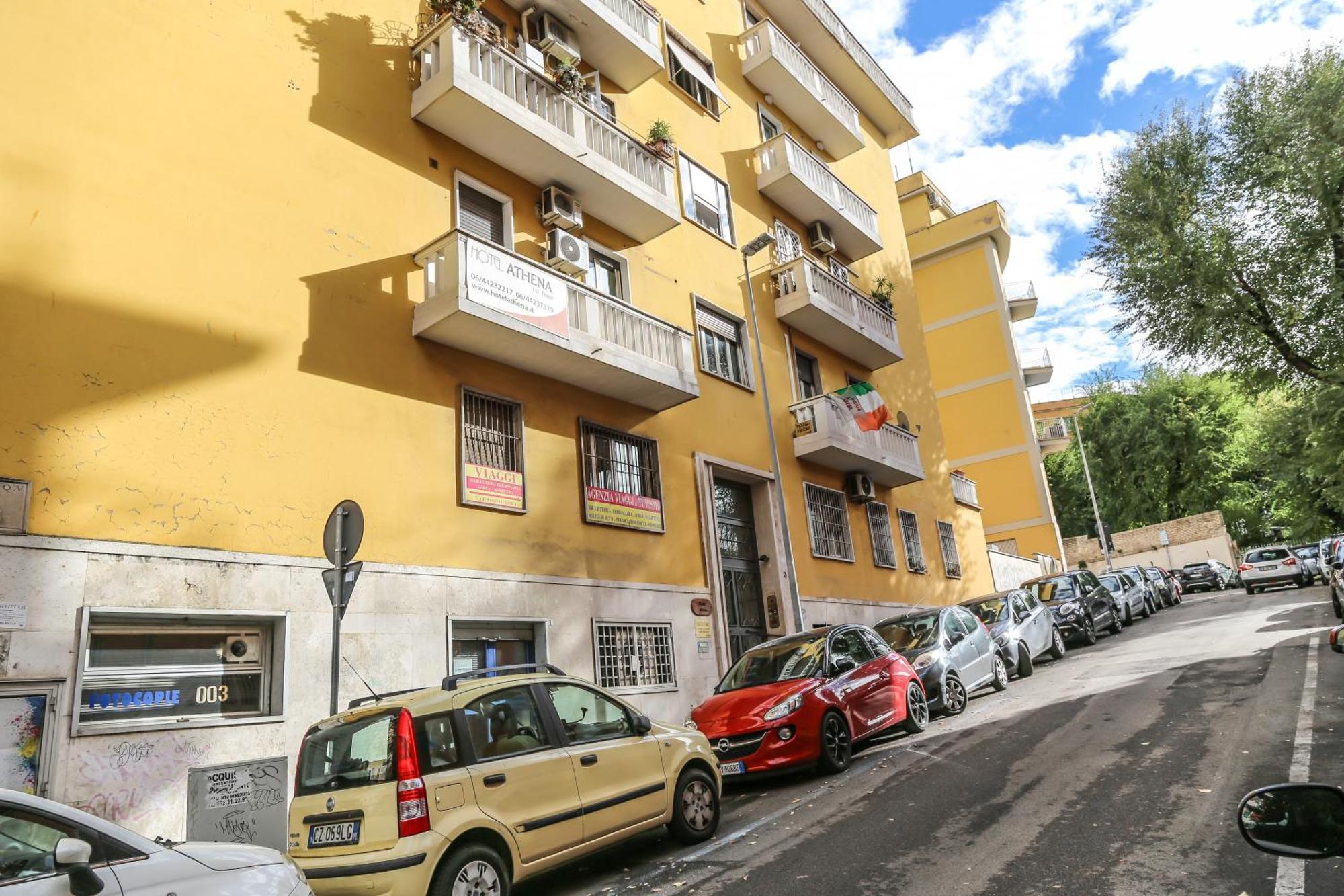 Albergo Athena Rome Bagian luar foto